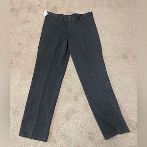 Dockers dark gray front flat pants